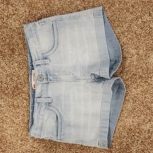 Levi Girl Jean Shorts- Shortie Short, size 12